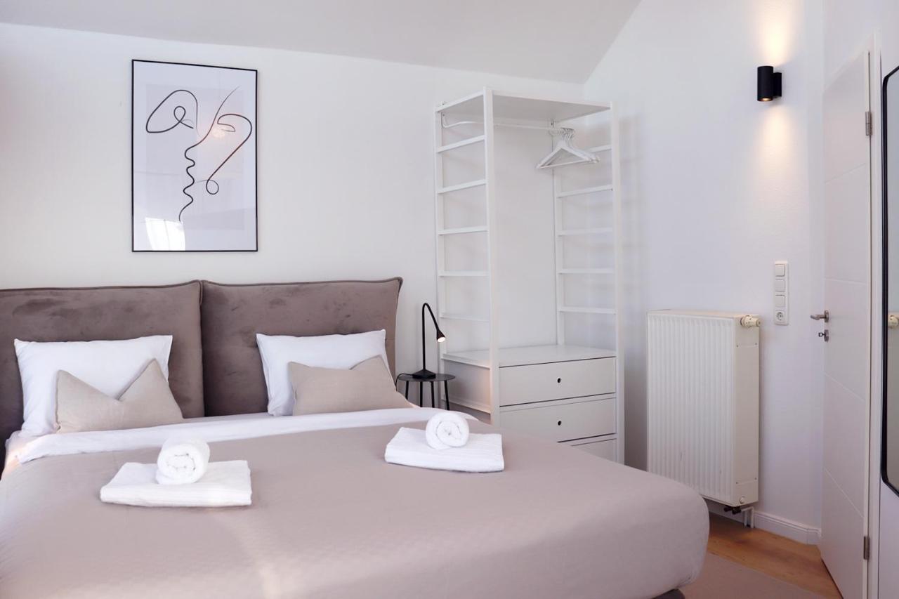 Grosse Penthouse Ferienwohnung Mit Meerblick, Sonnenterrasse & Luxusbad Von "Momentic" 希尔克道夫 外观 照片