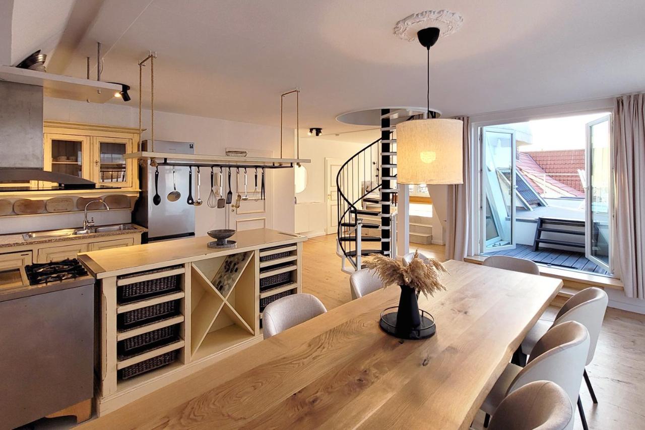 Grosse Penthouse Ferienwohnung Mit Meerblick, Sonnenterrasse & Luxusbad Von "Momentic" 希尔克道夫 外观 照片