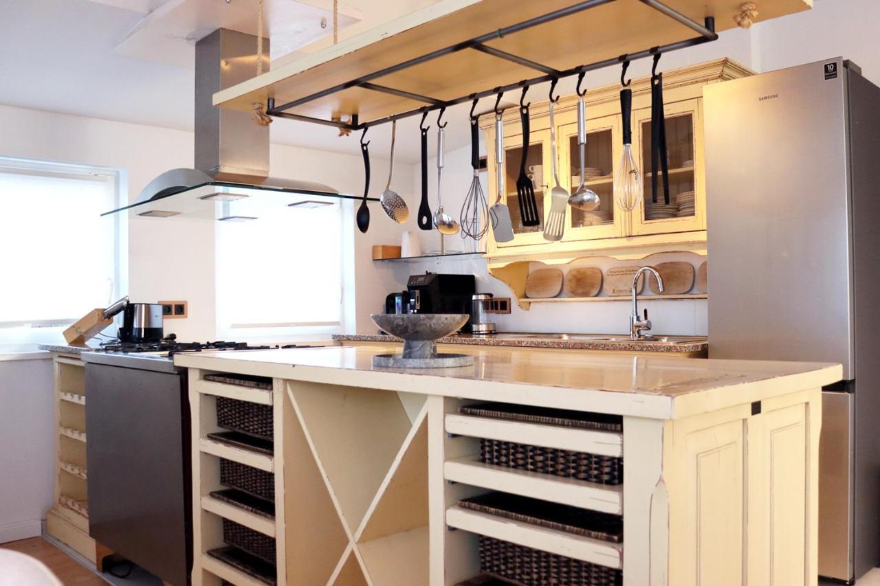 Grosse Penthouse Ferienwohnung Mit Meerblick, Sonnenterrasse & Luxusbad Von "Momentic" 希尔克道夫 外观 照片